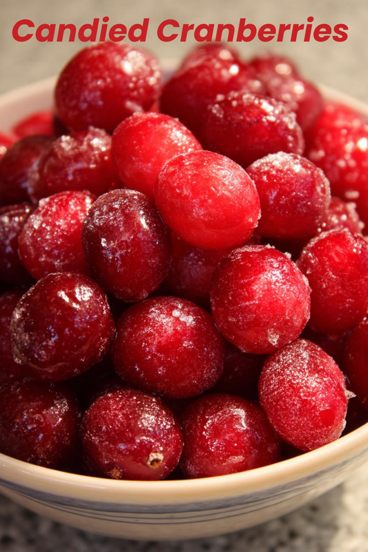 Easy Candied Cranberries Recipe Ready in 20 Minutes