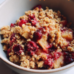 Homemade Cranberry Apple Crisp