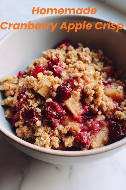 Homemade Cranberry Apple Crisp