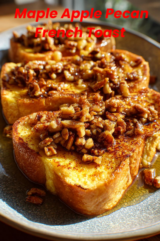 MAPLE APPLE PECAN FRENCH TOAST