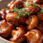Slow Cooker Barbecue Mushrooms