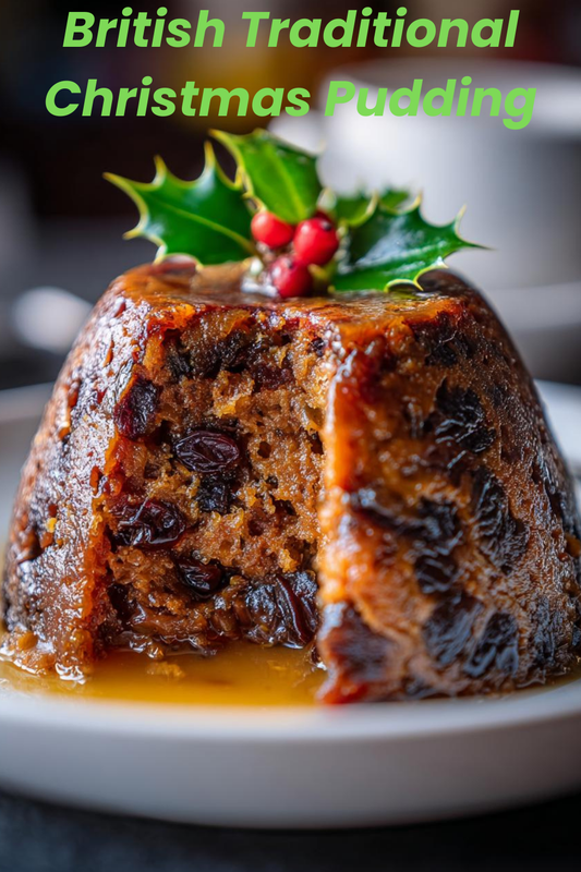 British Traditional Christmas pudding