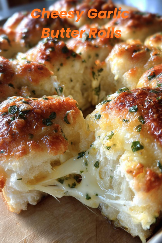 Cheesy Garlic Butter Rolls