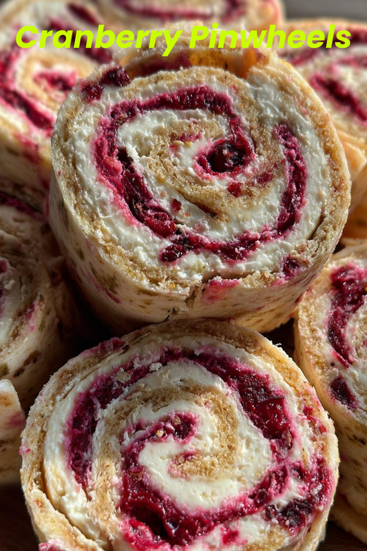 Christmas Cranberry Pinwheels