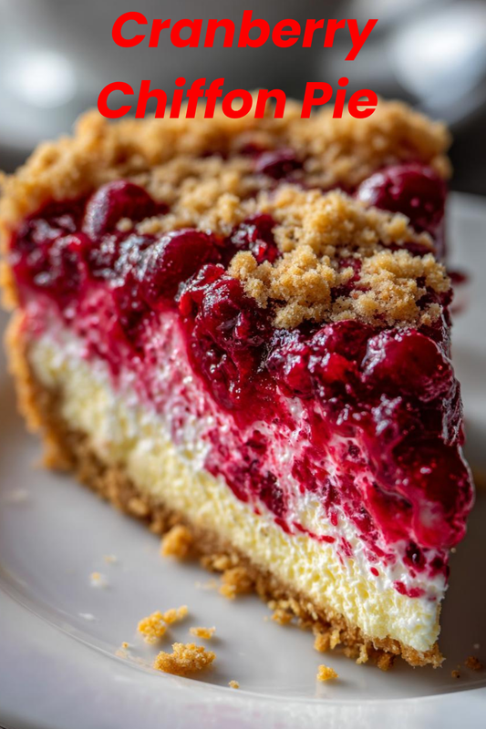 Cranberry Chiffon Pie
