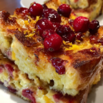 Cranberry Orange French Toast Bake
