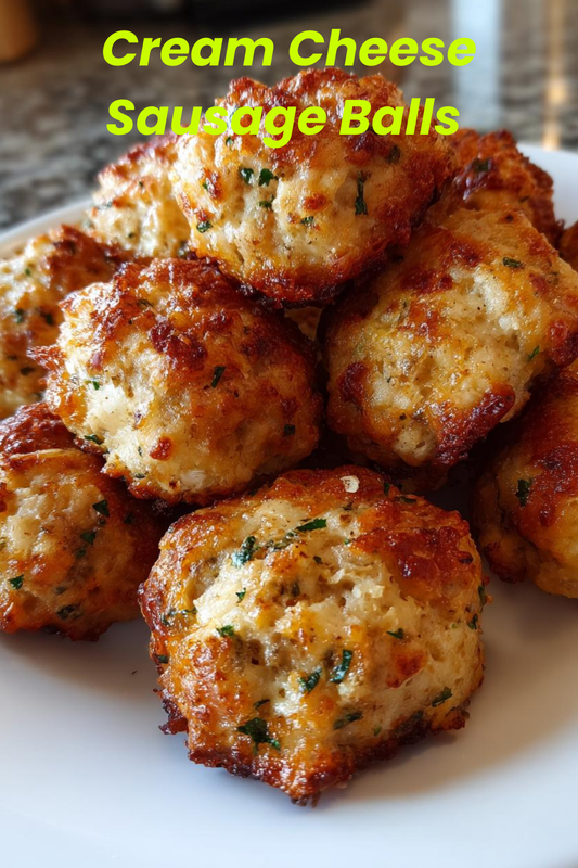 Cream Cheese Sausage Balls