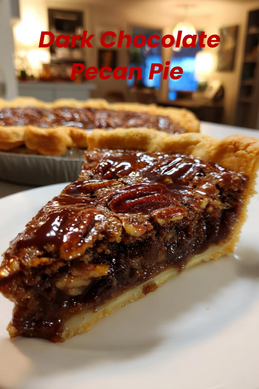 Dark Chocolate Pecan Pie