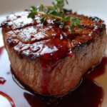 Pan-Seared Filet Mignon Bordelaise