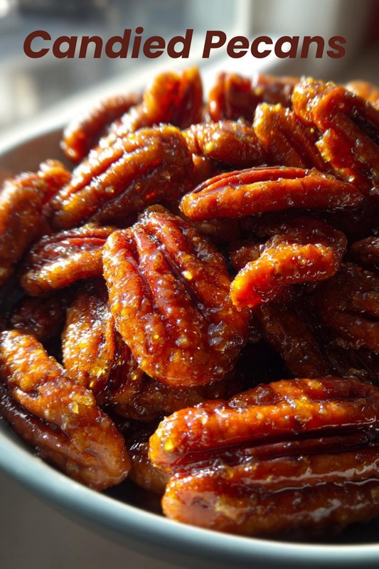 Sweet & Crunchy Candied Pecans