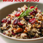 Turkey Cranberry Wild Rice Salad