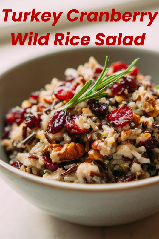 Turkey Cranberry Wild Rice Salad