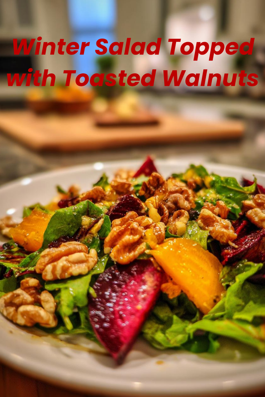 Winter Salad with Toasted Walnuts