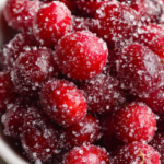 sugared cranberries