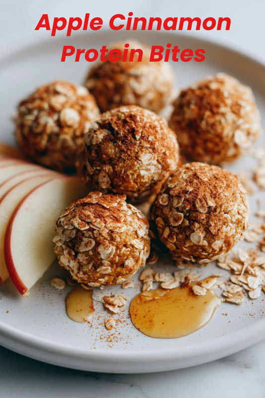 Apple Cinnamon Protein Bites