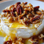 Baked Brie with Honey and Pecans