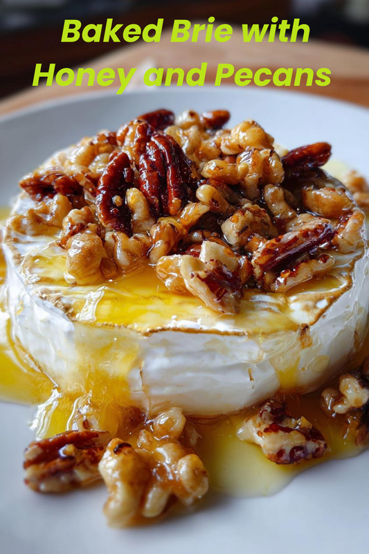 Baked Brie with Honey and Pecans