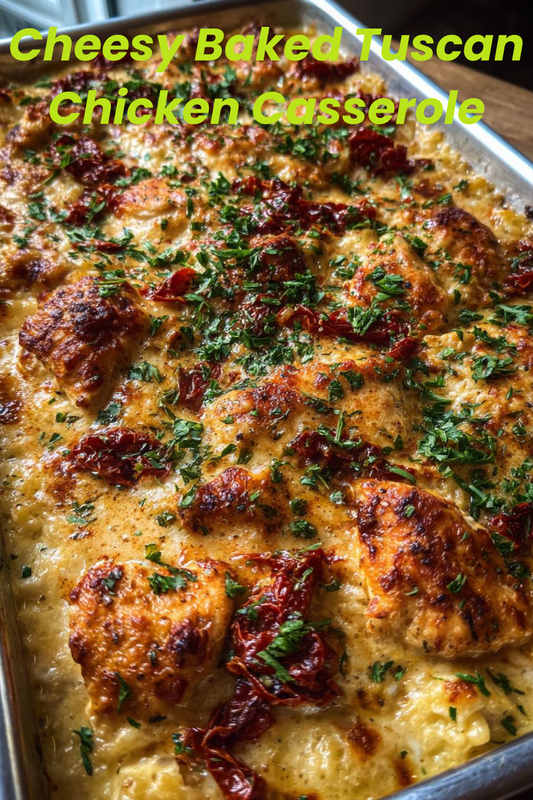 Baked Tuscan Chicken Casserole