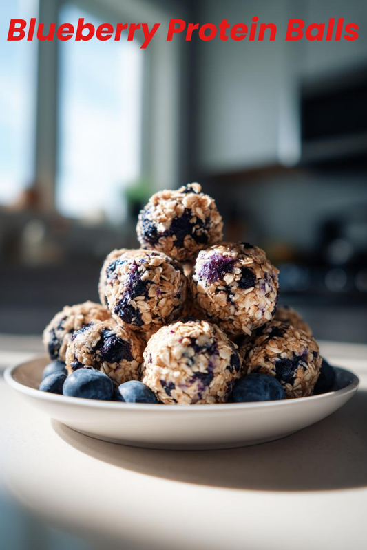 Blueberry Protein Balls