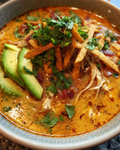 CREAMY CHICKEN TORTILLA SOUP