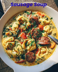 CREAMY TORTELLINI AND SAUSAGE SOUP