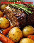 CROCK POT ROAST WITH POTATOES AND CARROTS