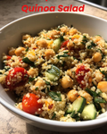 Chickpea Basil Quinoa Salad
