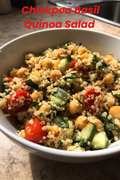Chickpea Basil Quinoa Salad