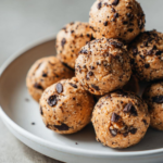 Chocolate Chip Cookie Dough Protein Bites