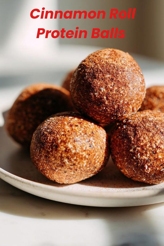 Cinnamon Roll Protein Balls