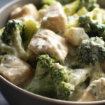 Crockpot Chicken Alfredo with Broccoli