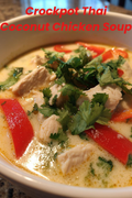 Crockpot Thai Coconut Chicken Soup