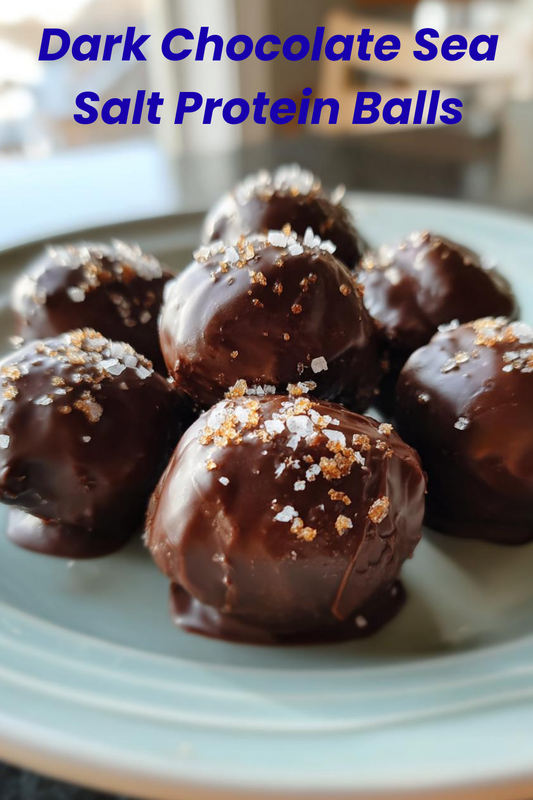 Dark Chocolate Sea Salt Protein Balls