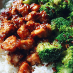 Delicious Sticky Chicken Broccoli Rice Bowls Recipe