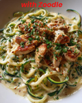 Easy Chicken Alfredo With Zoodle