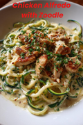 Easy Chicken Alfredo With Zoodle