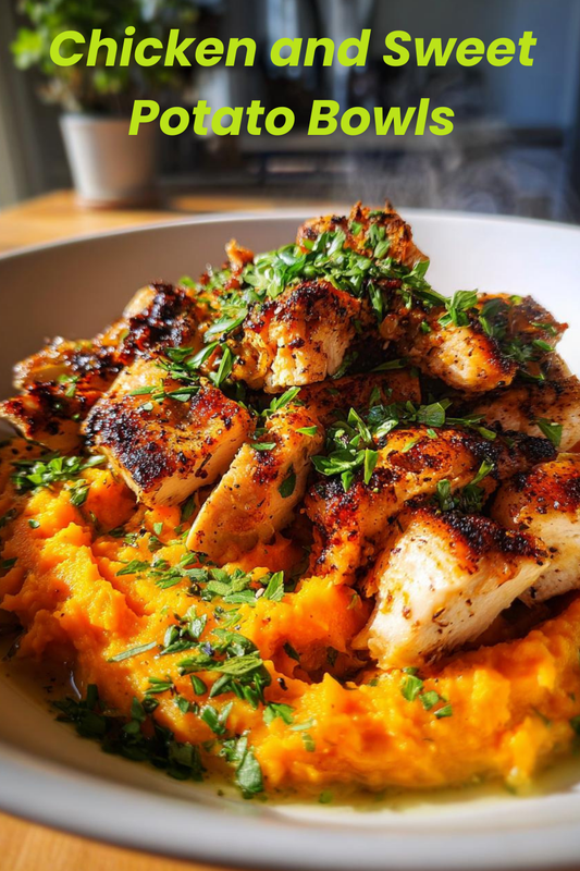Easy & Healthy Chicken and Sweet Potato Bowls
