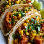 Fried Chicken Street Corn Taco