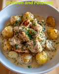 Garlic Parmesan Crockpot Chicken and Potatoes