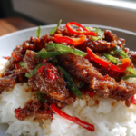 How To Make Crispy Chilli Beef Rice