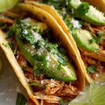 INSTANT POT CHICKEN TACOS