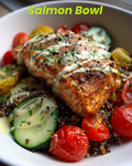 Mediterranean Salmon Bowl