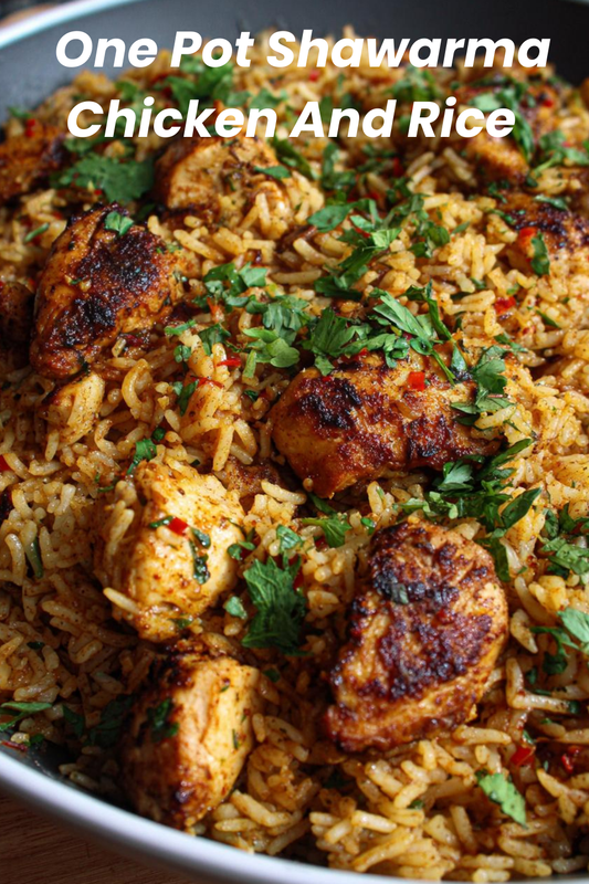 One Pot Shawarma Chicken And Rice
