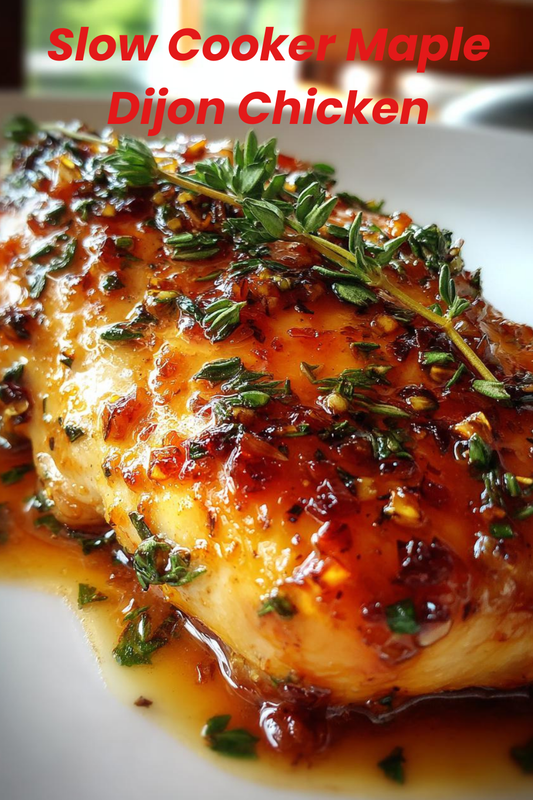Slow Cooker Maple Dijon Chicken