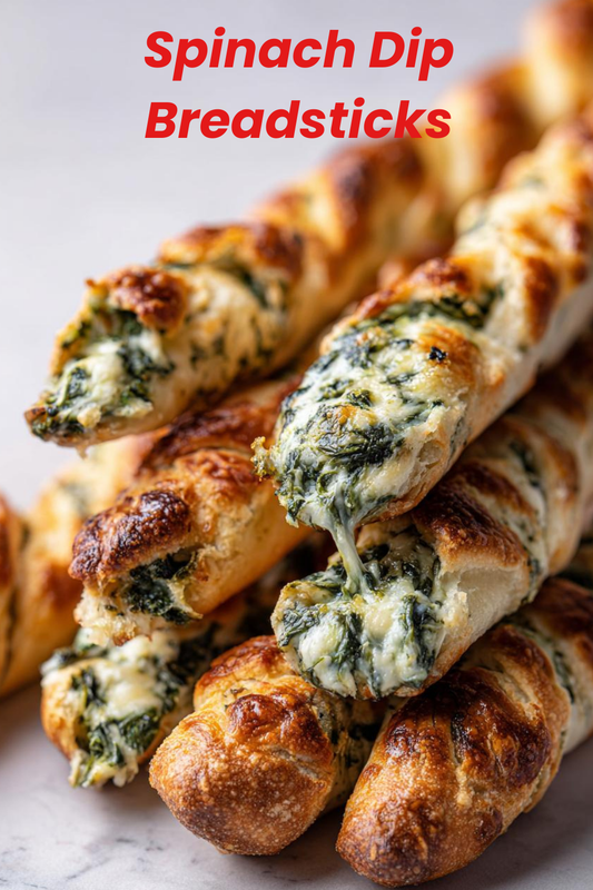 Spinach Dip Breadsticks