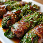 Thai Basil Beef Rolls