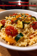 Tomato & Roasted Mediterranean Vegetable Risotto