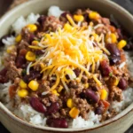 Close-up of a creamy pasta dish with herbs, perfect for freezer meals.